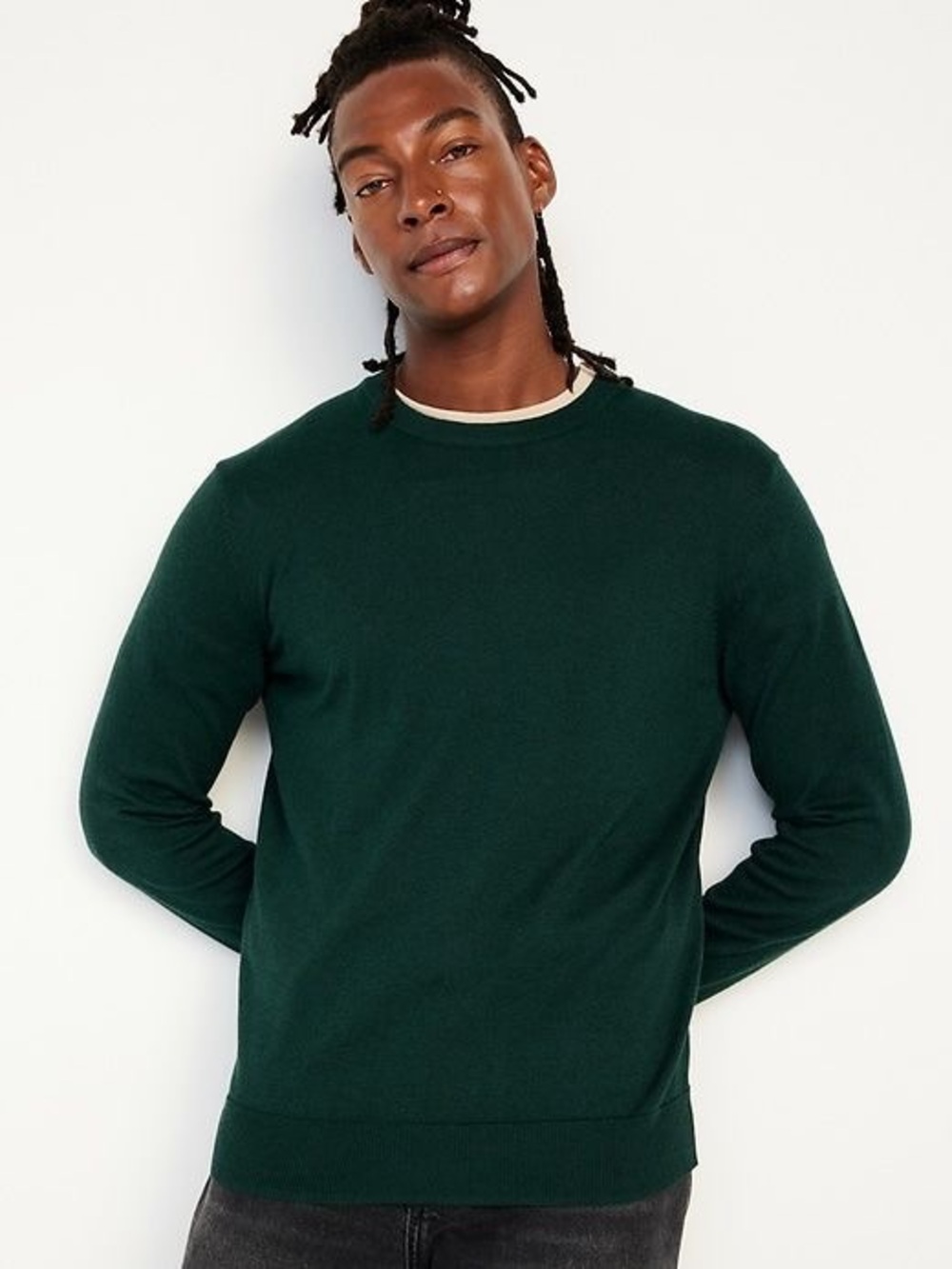 NWT Old Navy Crew-Neck Sweater
Color: Heather Green